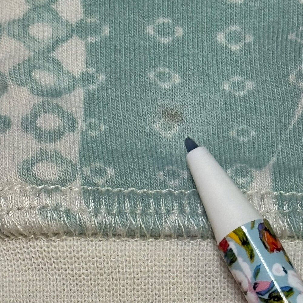 Patagonia Hoodie Women's S Poppy Fitz Stripe Birch White Floral EUC - Picture 6 of 9